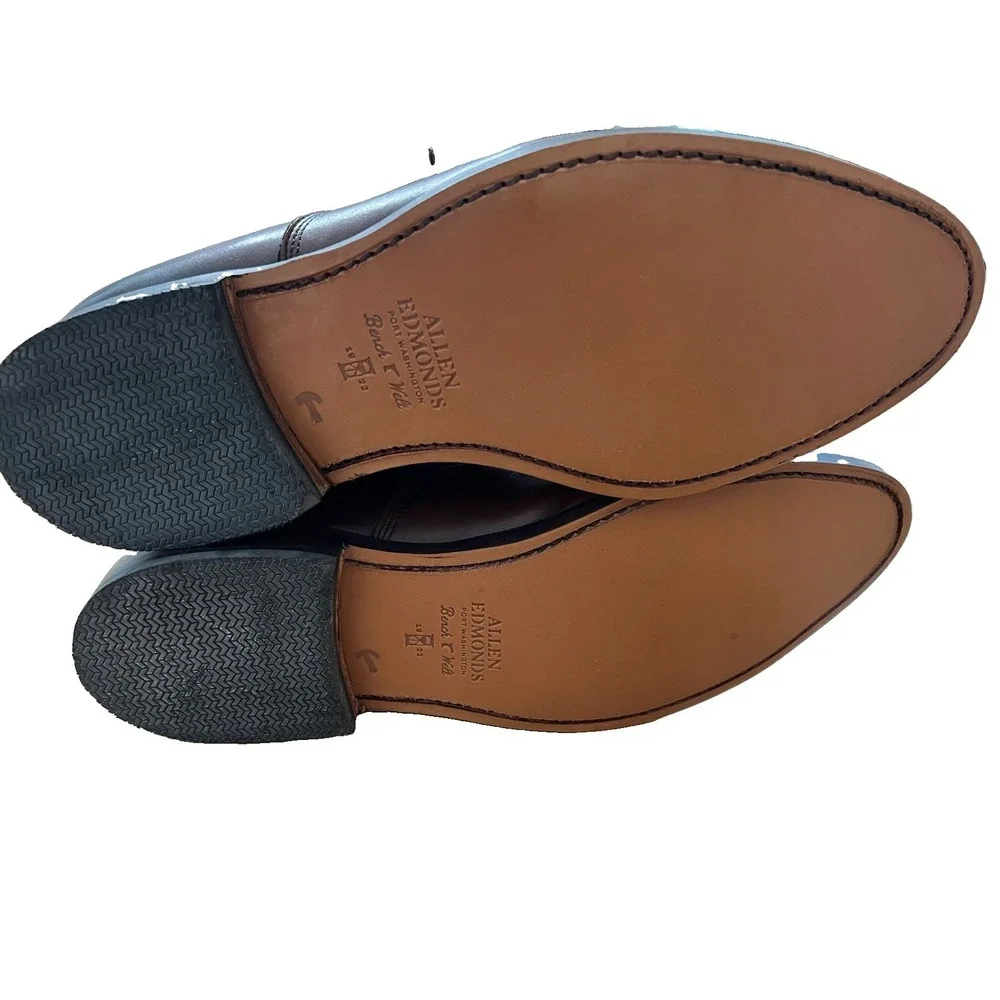 Allen Edmonds 5737 Brown Leather Fifth Avenue Cap Toe Oxford Dress Shoes Mens 11